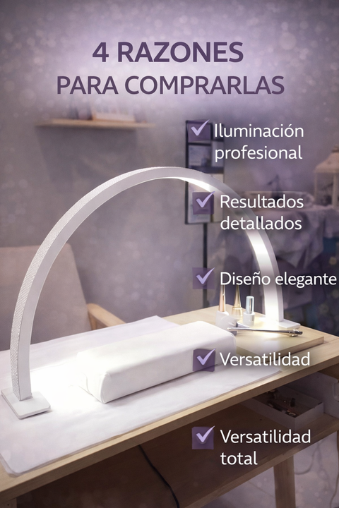 Lampara Led profesional media Luna ✨ MAGIC Kiut ✨ (Producto importado incluye 3 tonos de Luz)