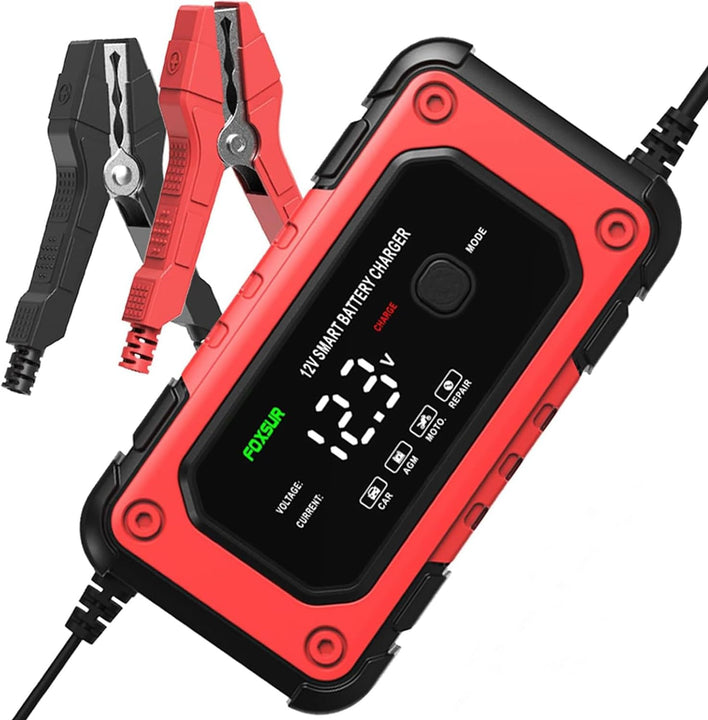 Cargador Inteligente bateria de carro 🚗 ENERGY PRO 🔋 (Carga segura, rapida y fácil de usar)