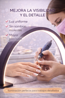 Lampara Led profesional media Luna ✨ MAGIC Kiut ✨ (Producto importado incluye 3 tonos de Luz)