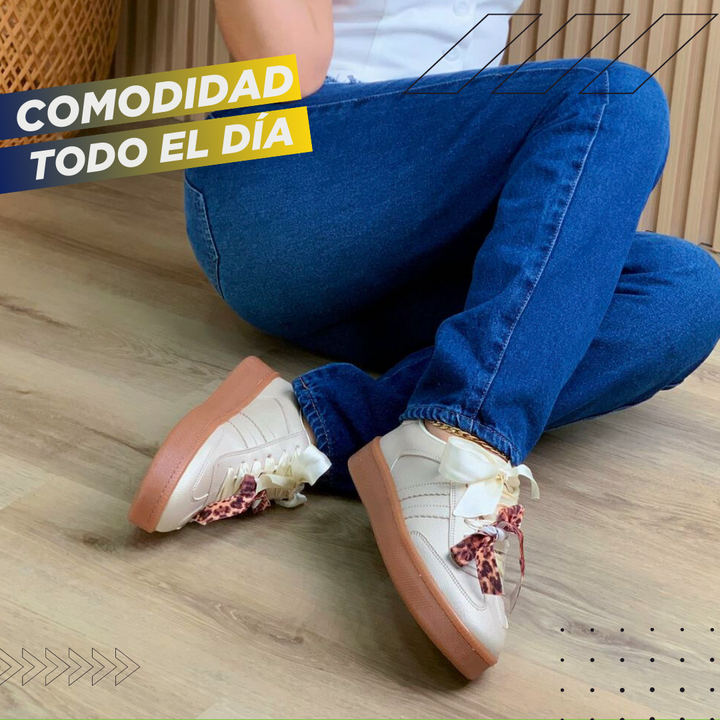 Tenis para mujer 🎀 COQUETTE FASHION 👟 (Diseño cómodo en Tendencia)