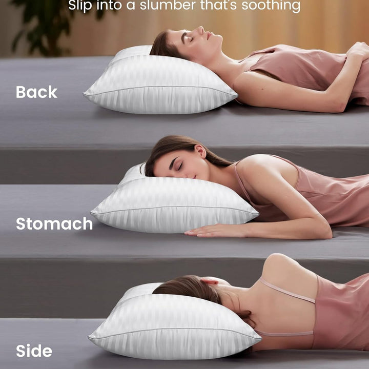 Set Almohadas Siliconadas 🌙 CONFORT RELAX 🛌 (PAGA 2 LLEVA 4)