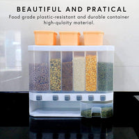 Dispensador de Granos 6en1 ⚡️ HYPER PRACTIC 🍚 (Dosificación automática sin desastres)