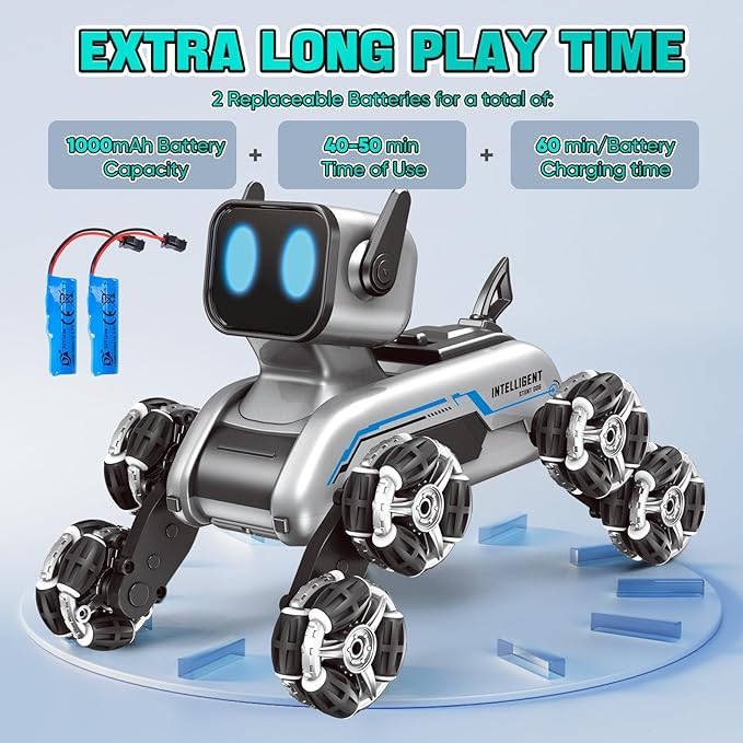 IMPORTADO: Perro inteligente  Robot 🐾 DOGMax 🐕 ( Digital USB, recibe ordenes )