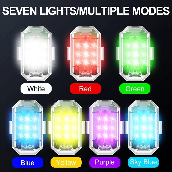 Kit de iluminación para vehículos ⚡️ DELUXE CAR 🚘 (Recargable con 7 colores)