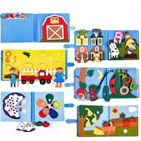 Libro Sensorial Texturas 👨‍🌾 Granja 3D🐔 (Acelera el aprendizaje montessori )