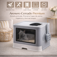IMPORTADA: Arenera Plegable para gato 3en1 😸 LUXURY Clean✨ (Limpieza, Destreza, Practicidad)