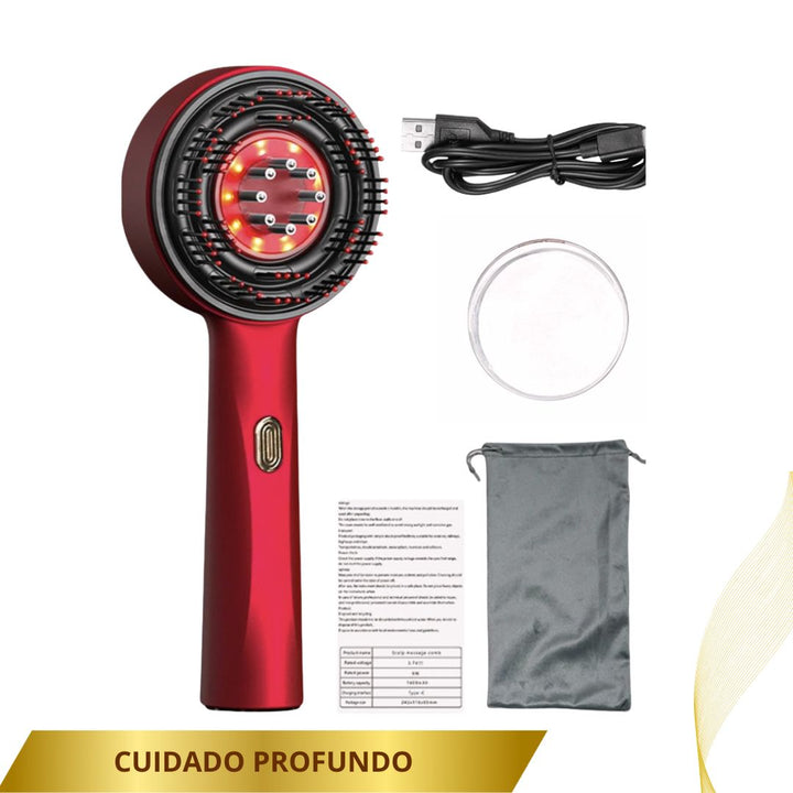 Cepillo Terapéutico Capilar LED✨ Hair ReVive Pro 💆‍♀️ (Estimula el crecimiento desde la raíz)