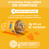 Gomitas certificadas con vitaminas 🧸OSITO GUMMIES💪🏽 (Fortalece sus defensas y ayuda a 😴)