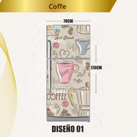 EXCLUSIVO  KIT 💫  Vinilo Decorativo Nevera DECOFilm®️ (Fácil instalación, sirve para cualquier  nevera)
