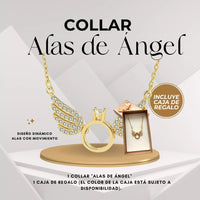 Collar Alas de Angel ✨ DELUXE LOVE 💕 (OBSEQUIO: Caja de regalo)