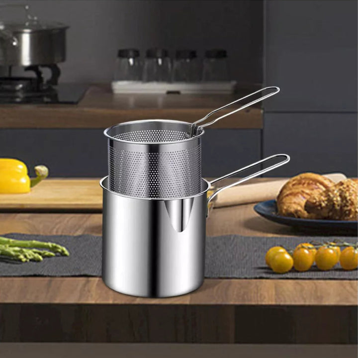 Freidora Importada 2en1 🍳  POWER COOK 🍟 (Fríe y escurre sin salpicaduras ni desastres)