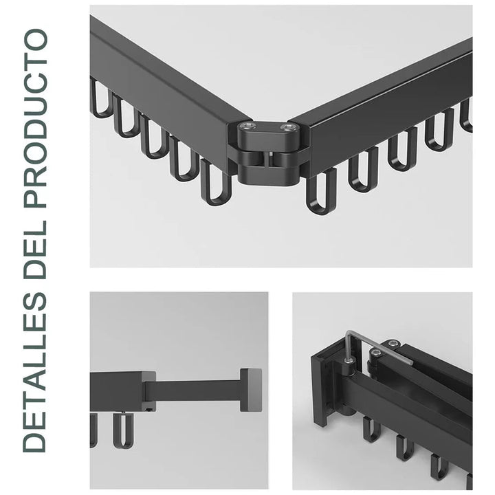 Tendedero de ropa plegable 👕 DRY RESIST PRO 💥 (Fácil de instalar Soporte 110 libras)