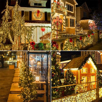 Rollo Luces Navideñas con PANEL SOLAR ✨ MAGIC DELUXE 🎄 (PAGA 30 mts LLEVA 50 mts + Panel solar ultra)