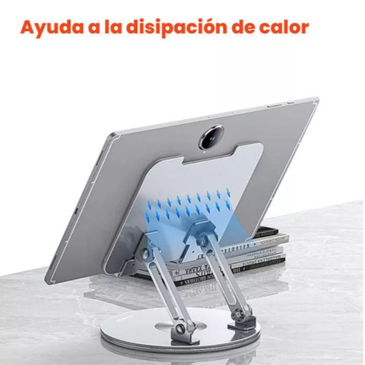 Soporte Giratorio de Computadores 🌀 GYRO PROMAX ⚡️ (Giro 360º con ajuste personalizado)