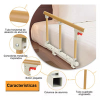 Baranda Plegable para cama 💥 MEGA SUPPORT 🛌 (Previene caídas e incidentes)