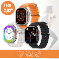 Combo Inteligente 10en1: ⌚️ Reloj SmartWatch + 🎧Audífonos AIR + Case + Cargador (GRATIS🎁: 7 pulsos intercambiables)