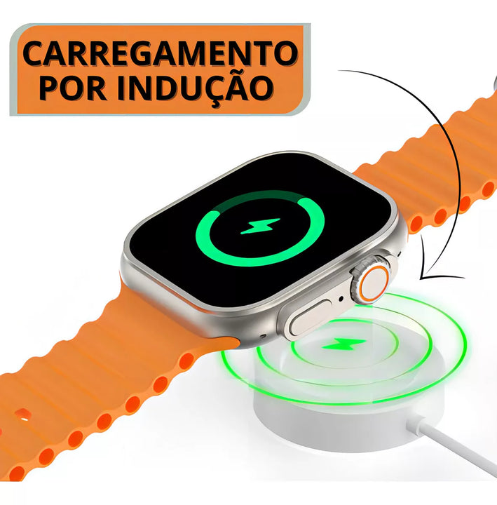 Combo Inteligente 10en1: ⌚️ Reloj SmartWatch + 🎧Audífonos AIR + Case + Cargador (GRATIS🎁: 7 pulsos intercambiables)