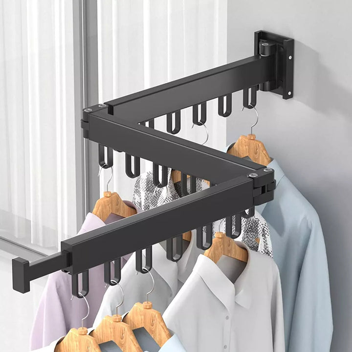Tendedero de ropa plegable 👕 DRY RESIST PRO 💥 (Fácil de instalar Soporte 110 libras)
