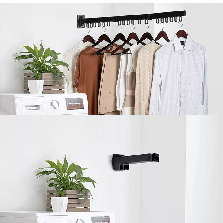 Tendedero de ropa plegable 👕 DRY RESIST PRO 💥 (Fácil de instalar Soporte 110 libras)
