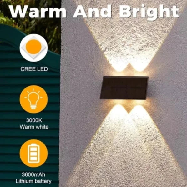 Lámpara Solar de Pared ✨ DELUXE LUMINOUS ⚡️ (Añade lujo y fácil de instalar)