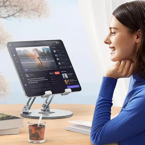 Soporte Giratorio de Computadores 🌀 GYRO PROMAX ⚡️ (Giro 360º con ajuste personalizado)