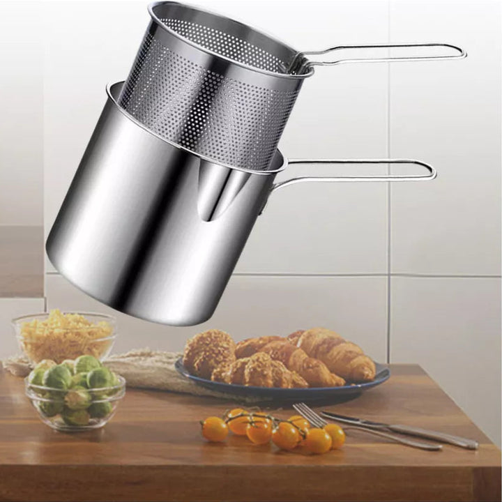 Freidora Importada 2en1 🍳  POWER COOK 🍟 (Fríe y escurre sin salpicaduras ni desastres)