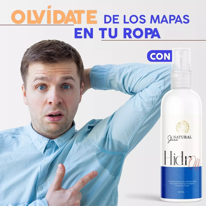 Spray Antisud0ral 💦 HIDROOF PRO 🌪 (Reduce el 90% de la transpiración)