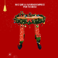 Fundas Navideñas para Mesa ✨Elf Magic 💚(Decoración divertida para los que aman la Navidad)