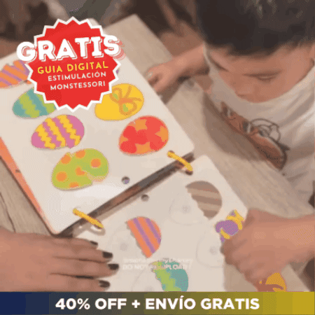 Kit Libro para niños +100 pcs 📖 MAGIC MONTESSORI 🤓 (Entrenamiento y aprendizaje divertido)