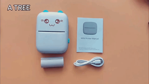Mini impresora mágica con tinta infinita 🖨️MAXPRINT 🤩 (Incluye 1 rollo – castitienda.com