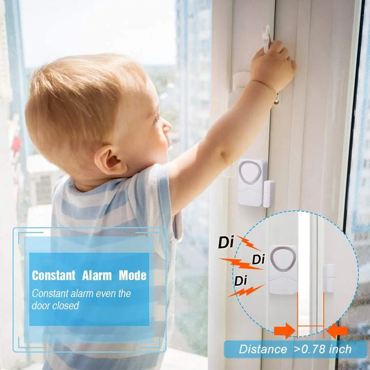 Alarma de Puertas y ventanas con Sensor 🛡 PREMIUM PROTECT 🔐 (Alta sensibilidad, compacto y discreto)