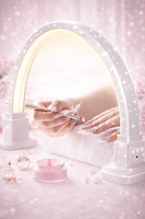 Lampara Led profesional media Luna ✨ MAGIC Kiut ✨ (Producto importado incluye 3 tonos de Luz)