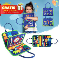 KIT: Libro Sensorial entrenamiento 🧠 EXPLOR MONTESSORI 🔎 (+30 Actividades de aprendizaje rápido)