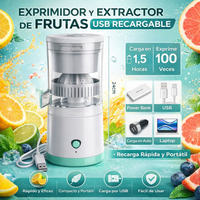 Extractor y exprimidor automático de frutas ⚡️ DRINKS PRO 🍊 (Exprime 360º todo tipo de fruta)