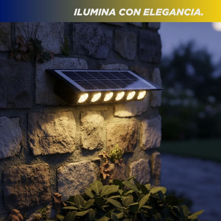 Lámpara Solar Automática de Pared ®️ ECO LUX🔋 (Larga Duración)