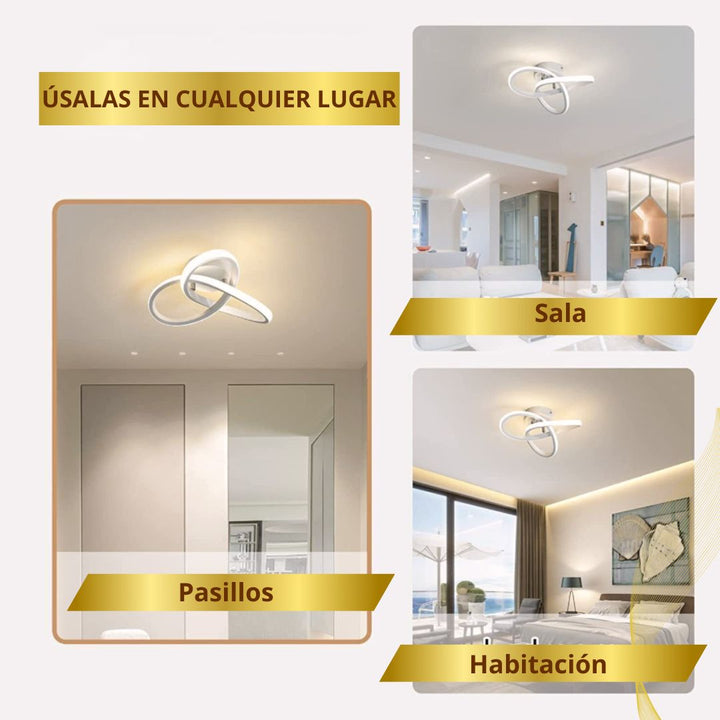Lámpara LED de techo ✨Infinity LUX 🎇 (Iluminación que transforma espacios)