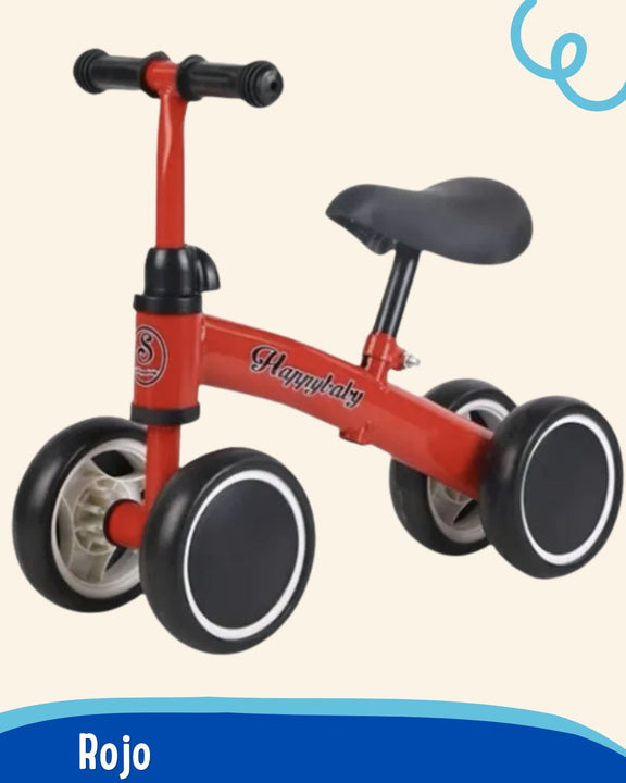 Bici de Impulso 4 ruedas 🚲 Baby Balance 👶🏼 (Aprendizaje y diversión desde los 12 meses)