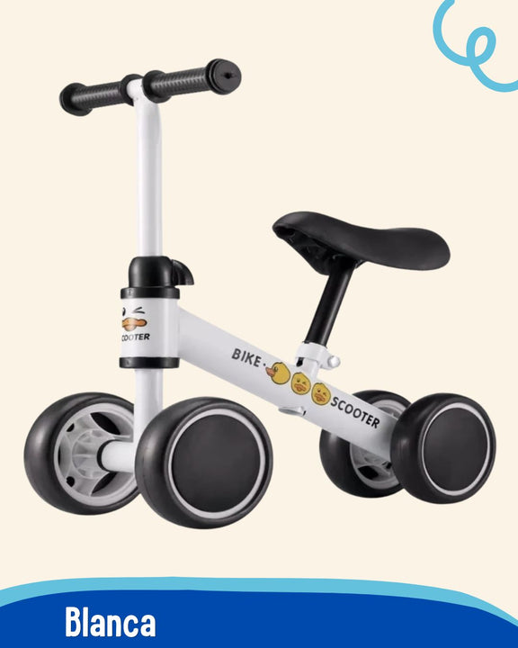 Bici de Impulso 4 ruedas 🚲 Baby Balance 👶🏼 (Aprendizaje y diversión desde los 12 meses)