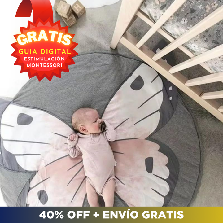 Alfombra Acolchada 🥰 BABY CARE 👶 (100% algodón hipoalergénico)