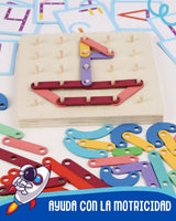 Juego Didáctico de Letras y Números 🧩ABC Build&Learn🎯 (Aprende, construye y crea mientras juega)