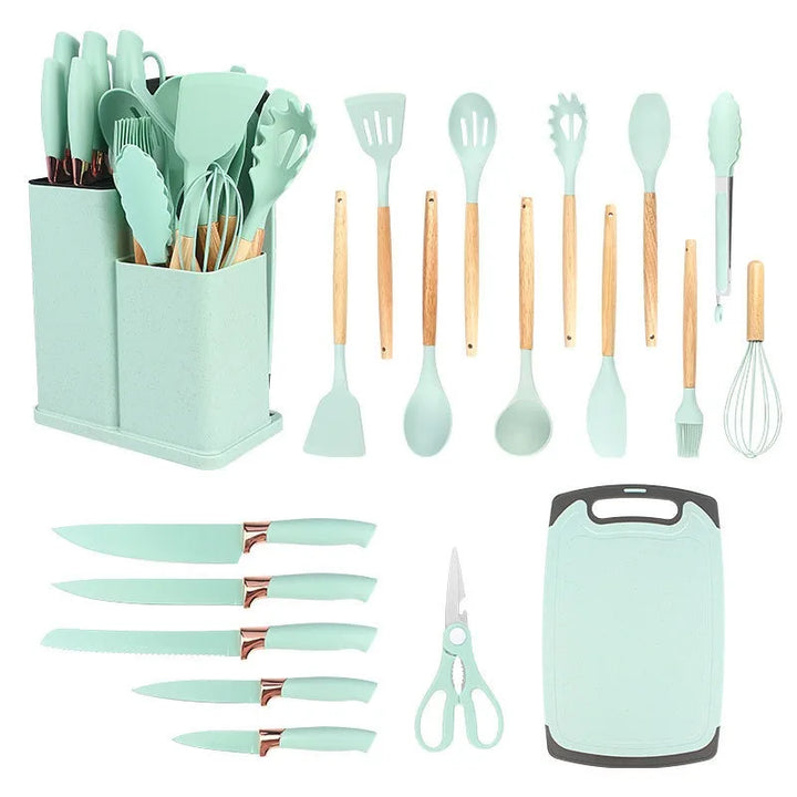 Set Importado de Utensilios de cocina ✨ DELUXE COOK 🥄 (PAGA 12 Piezas LLEVA 19)