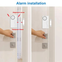 Alarma de Puertas y ventanas con Sensor 🛡 PREMIUM PROTECT 🔐 (Alta sensibilidad, compacto y discreto)