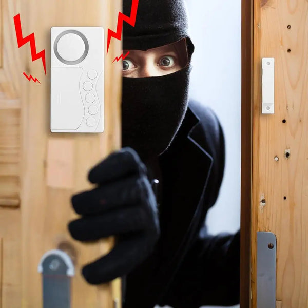 Alarma de Puertas y ventanas con Sensor 🛡 PREMIUM PROTECT 🔐 (Alta sensibilidad, compacto y discreto)