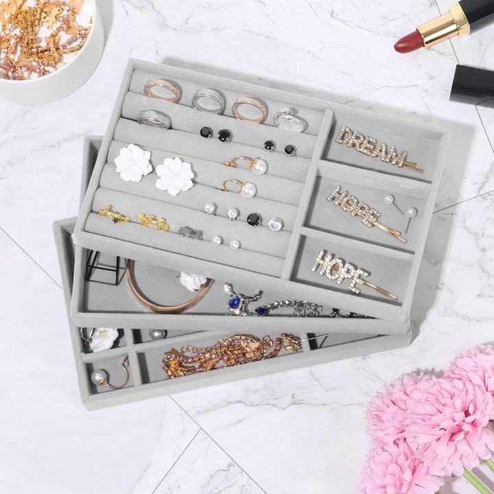 Kit Organizadores de Joyas 🌟 DELUXE GLAM 💍 (4 estilos diferentes para cada tipo de joya)