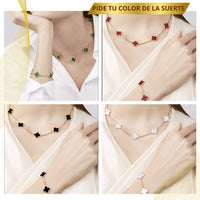 Set de Joyería 👑ENCANTO REAL 💎(Collar + Pulsera + Aretes)