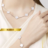 Set de Joyería 👑ENCANTO REAL 💎(Collar + Pulsera + Aretes)