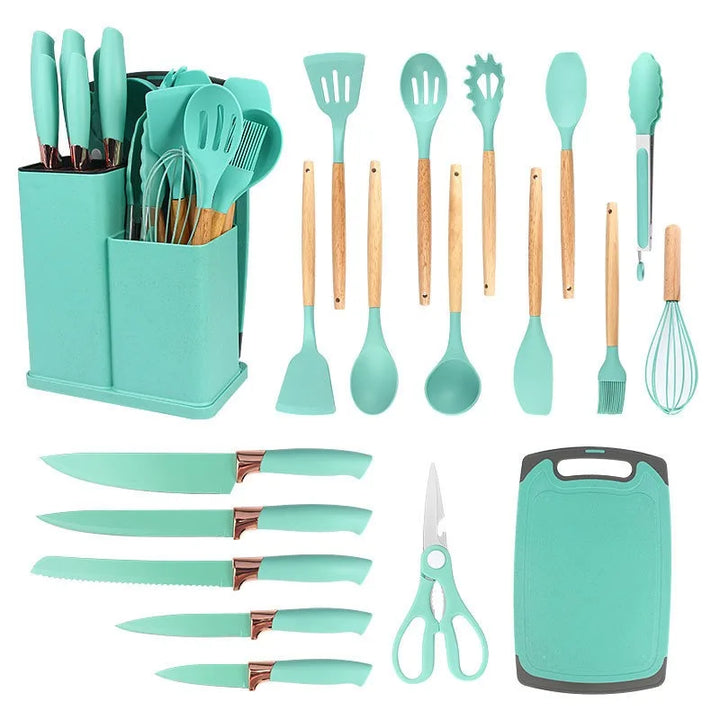 Set Importado de Utensilios de cocina ✨ DIAMOND COOK 🥄 (PAGA 12 Piezas LLEVA 19))