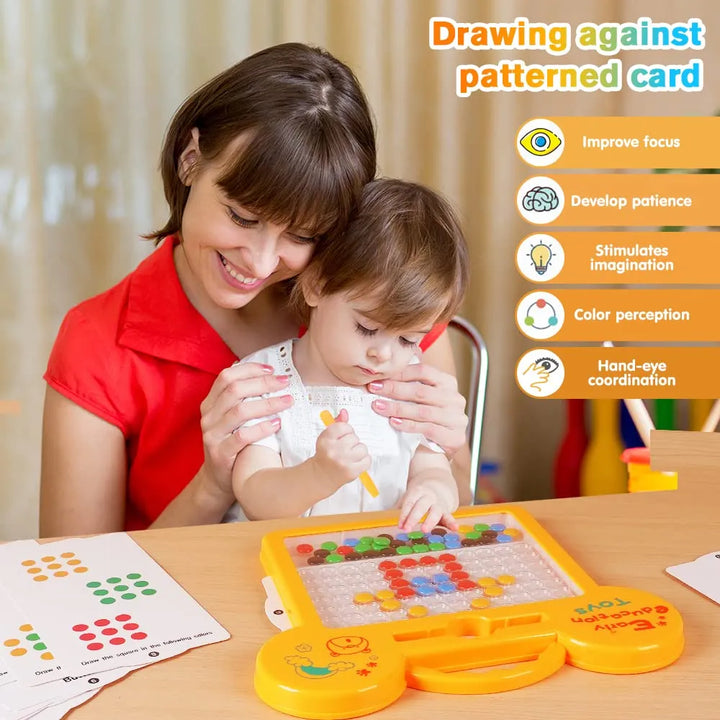 Tablero de Dibujo Montessori 🧲MAGNETICPRO 🤩( Estimula su creatividad)