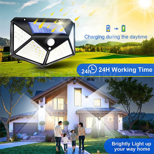 Lámpara Importada con sensor 💡 INFINITY LIGHT PROMAX IP65⚡️ (Energía solar con sensor de movimiento)