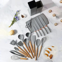 Set Importado de Utensilios de cocina ✨ DIAMOND COOK 🥄 (PAGA 12 Piezas LLEVA 19))